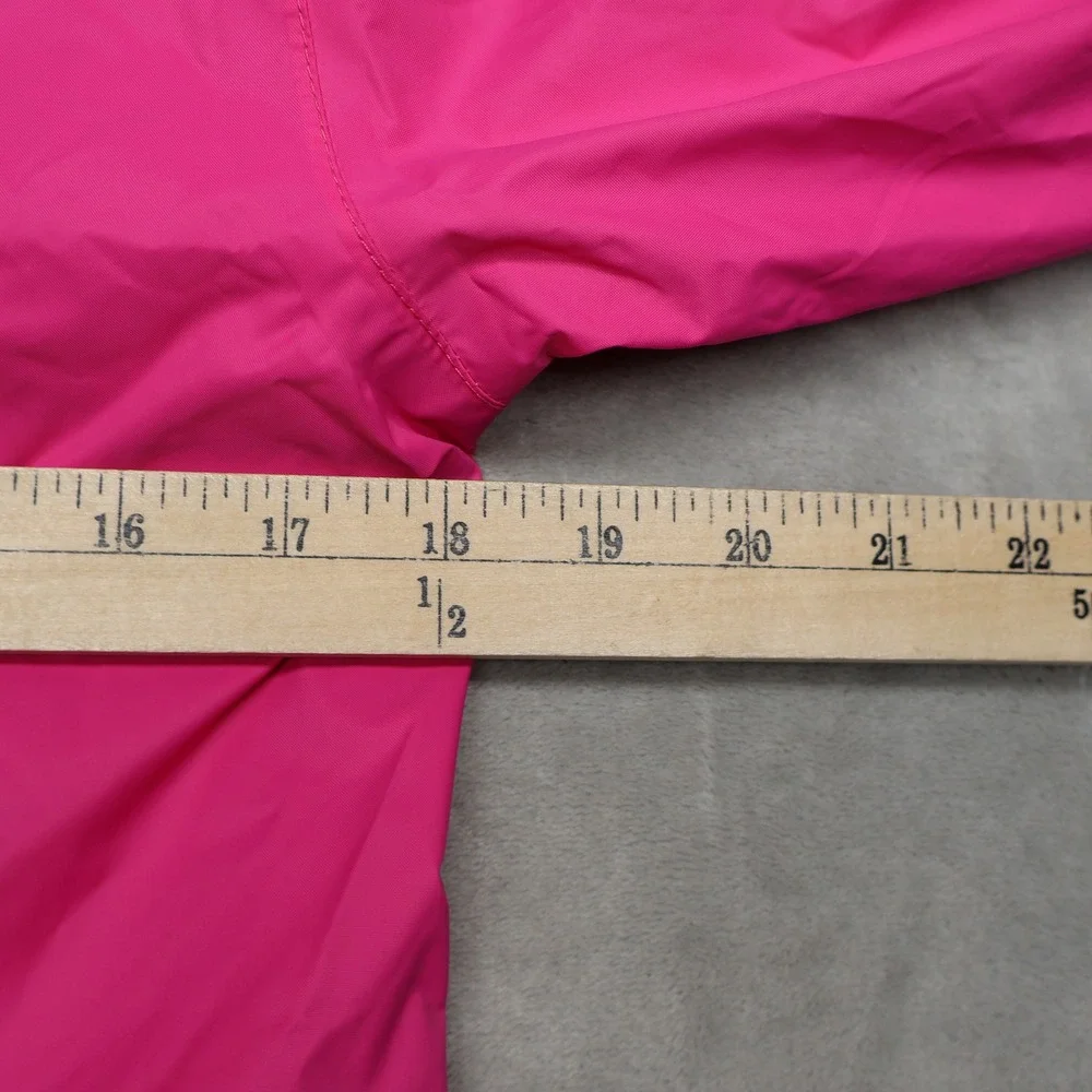 North Face Jacket Girl XL Pink Wind Rain Waterproof Full Zip Lightweight Outdoor